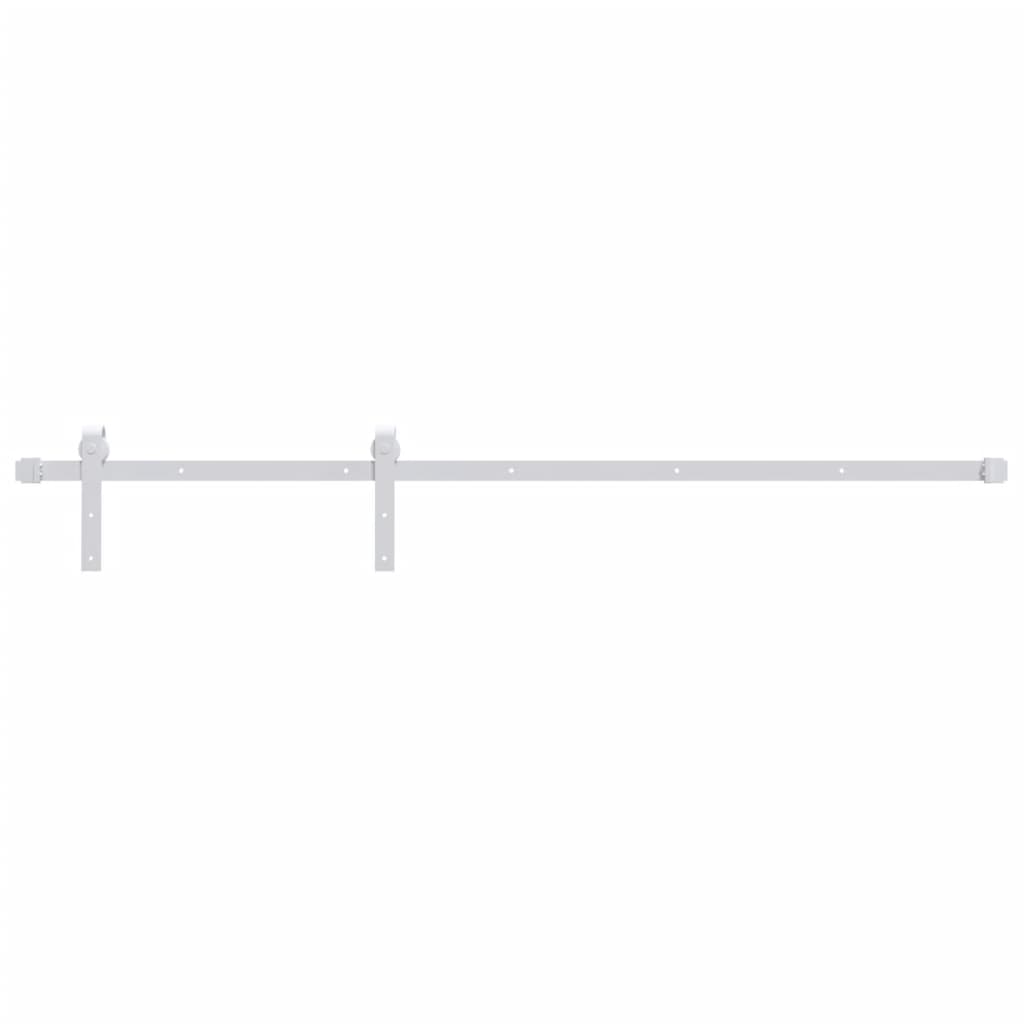 Ușă Glisantă Cu Set De Feronerie 80X210 Cm, Lemn Masiv De Pin