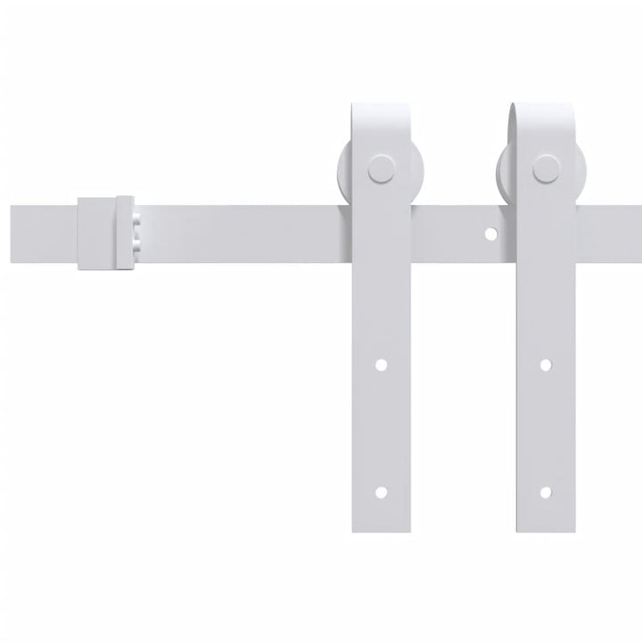 Ușă Glisantă Cu Set De Feronerie 80X210 Cm, Lemn Masiv De Pin