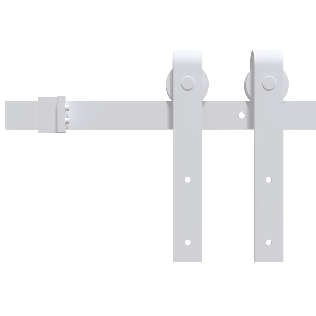 Ușă Glisantă Cu Set De Feronerie 80X210 Cm, Lemn Masiv De Pin