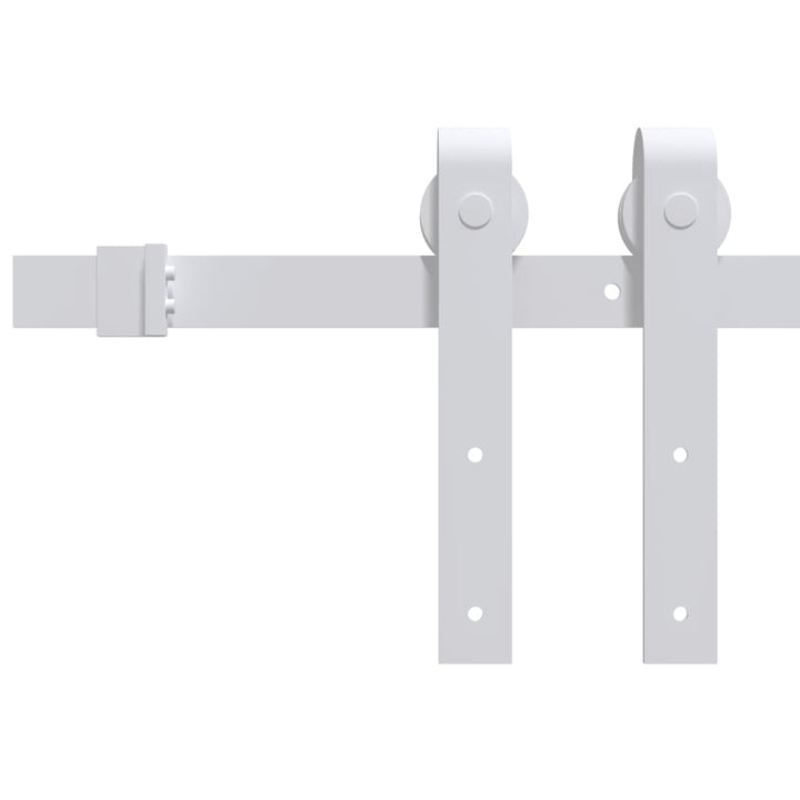 Ușă Glisantă Cu Set De Feronerie 80X210 Cm, Lemn Masiv De Pin
