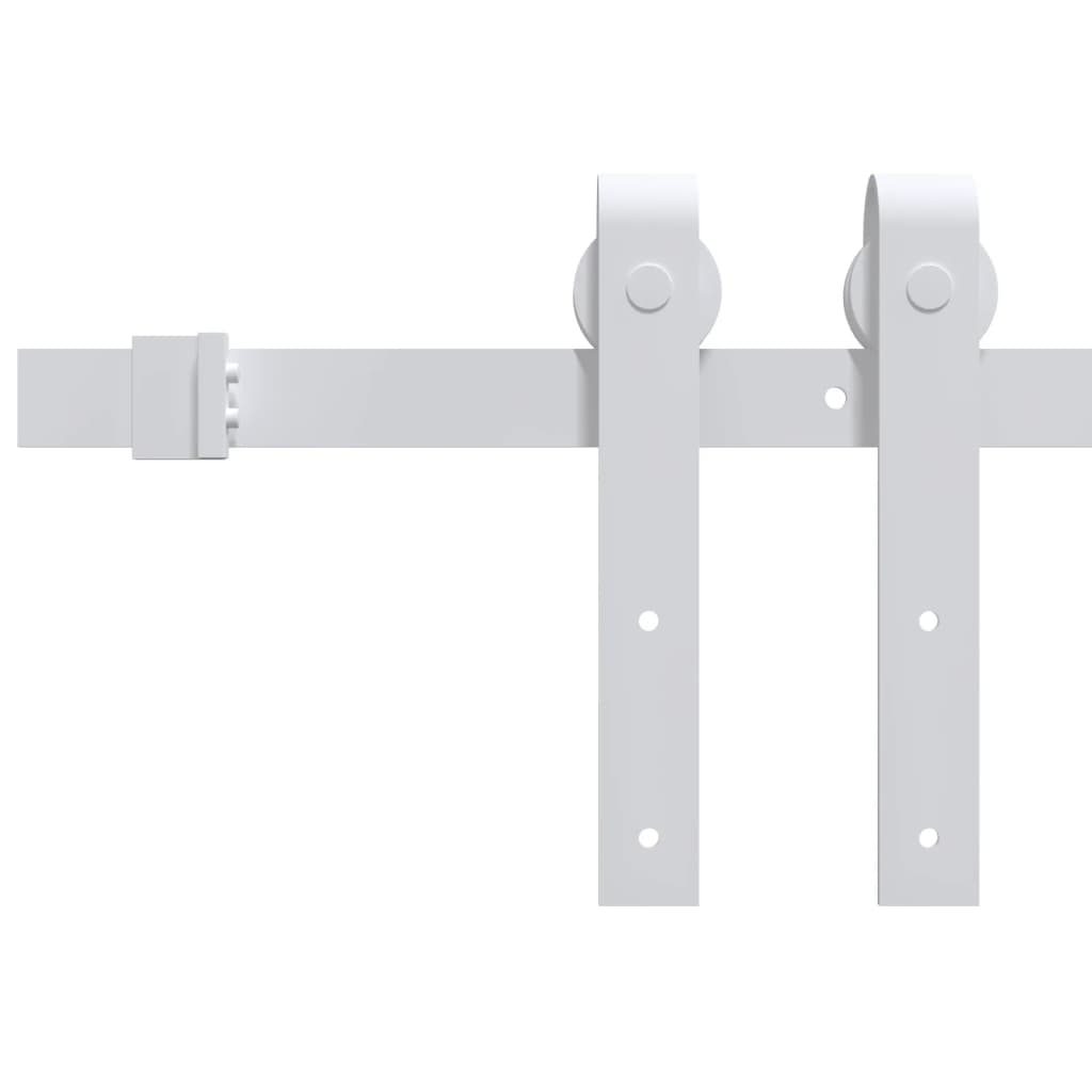 Ușă Glisantă Cu Set De Feronerie 80X210 Cm, Lemn Masiv De Pin