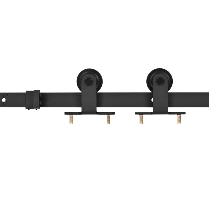 Ușă Glisantă Cu Set De Feronerie 80X210 Cm, Lemn Masiv De Pin