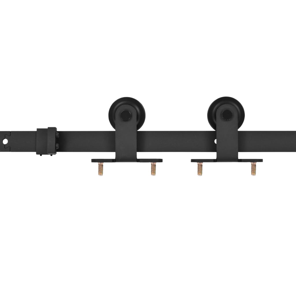 Ușă Glisantă Cu Set De Feronerie 80X210 Cm, Lemn Masiv De Pin