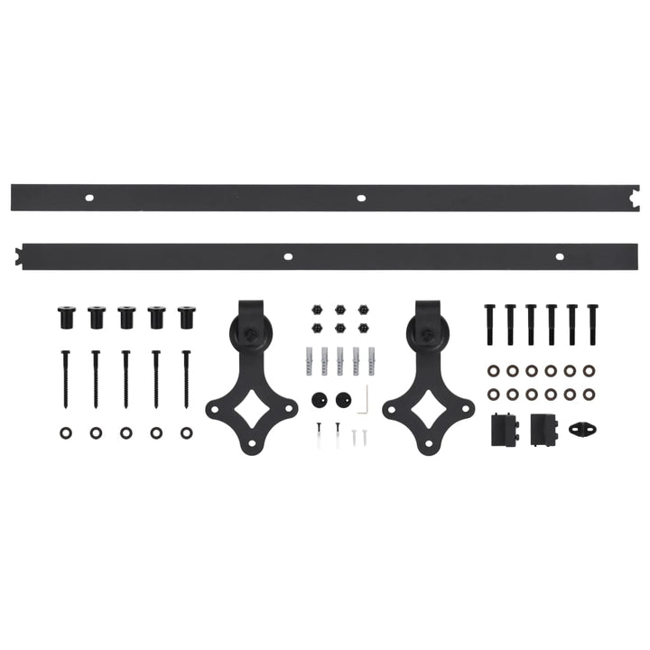 Ușă Glisantă Cu Set De Feronerie 95X210 Cm, Lemn Masiv De Pin