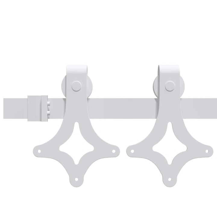 Ușă Glisantă Cu Set De Feronerie 80X210 Cm, Lemn Masiv De Pin