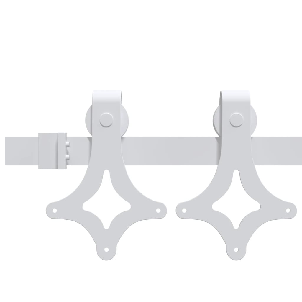 Ușă Glisantă Cu Set De Feronerie 80X210 Cm, Lemn Masiv De Pin