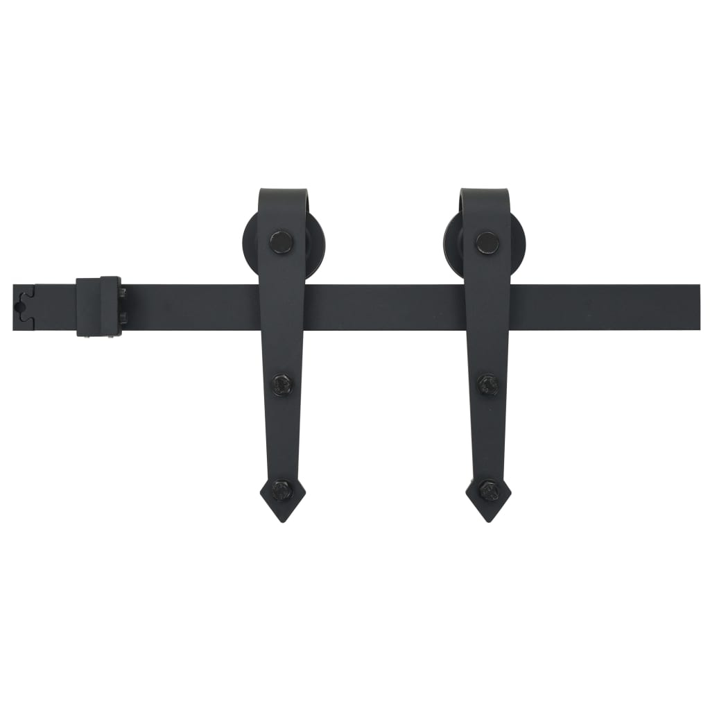 Ușă Glisantă Cu Set De Feronerie 70X210 Cm, Lemn Masiv De Pin