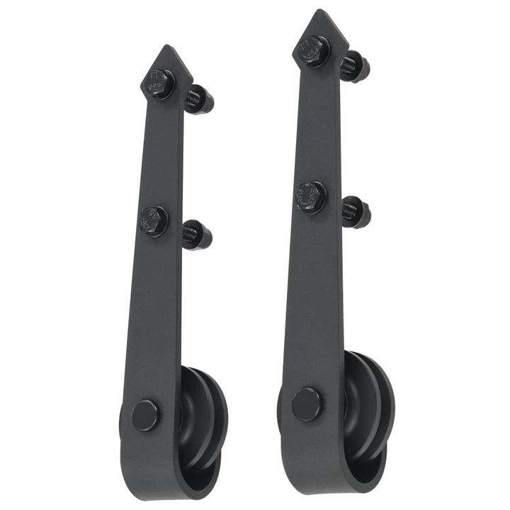 Ușă Glisantă Cu Set De Feronerie 95X210 Cm, Lemn Masiv De Pin