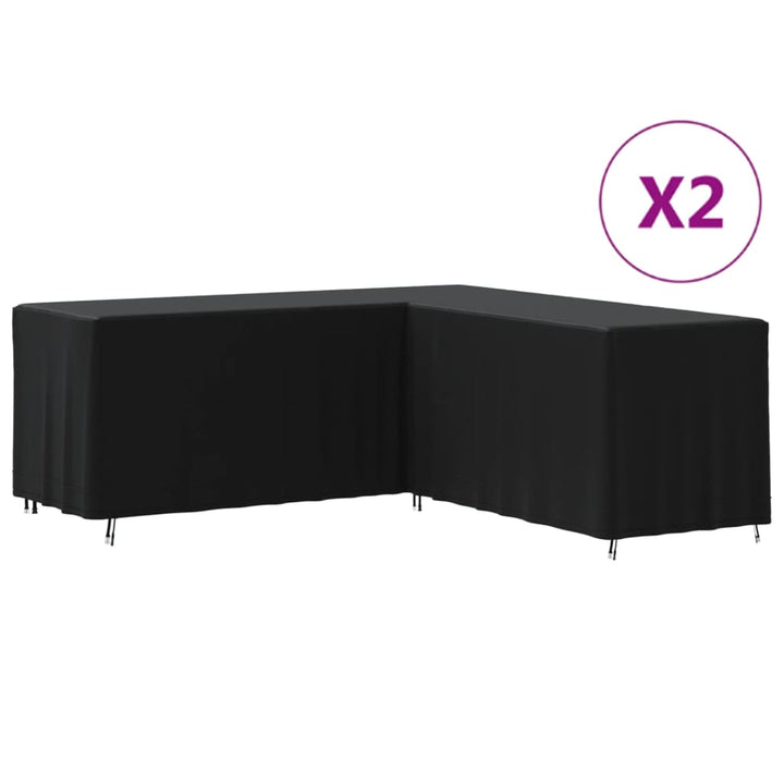 Huse De Canapea În Formă De L, 2 Buc. 215X215X80 Cm Oxford 420D