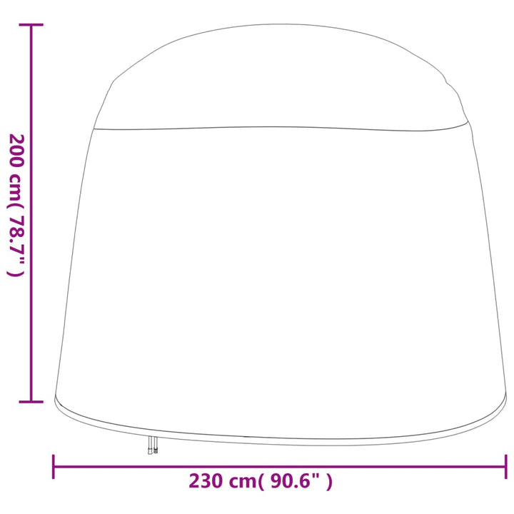 Huse Pentru Scaune Duble Tip Ou 2 Buc. Ø Oxford 420D
