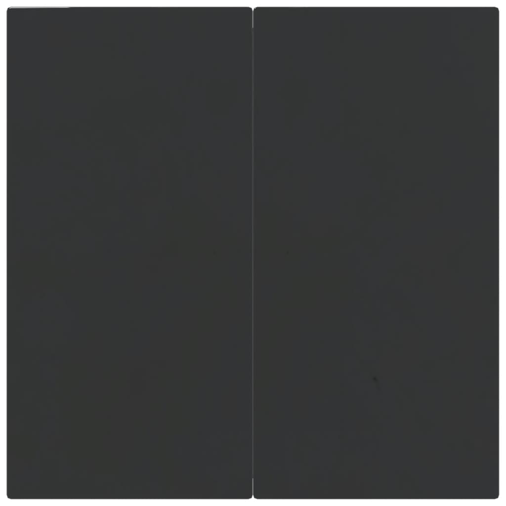 Set Mobilier De Grădină, 5 Piese, Negru, Poliratan Și Oțel