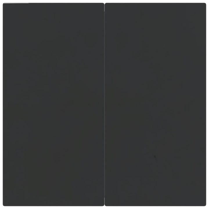 Set Mobilier De Grădină, 5 Piese, Negru, Poliratan Și Oțel