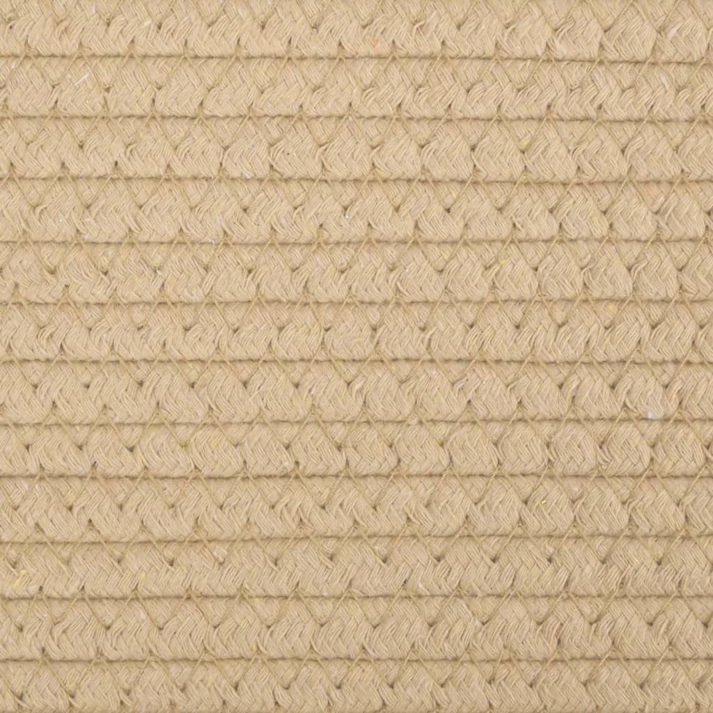 Coșuri De Depozitare 2 Buc. Și Alb Ø24X18 Cm Bumbac