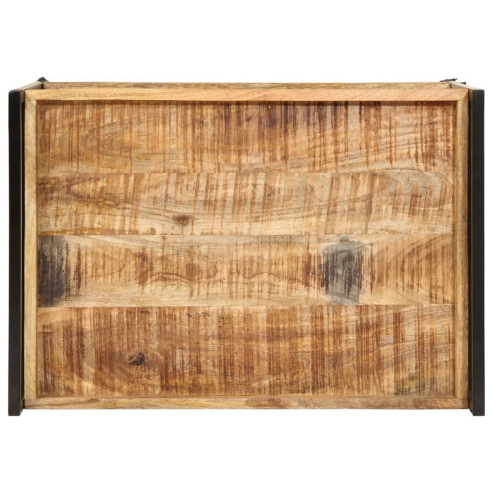 Cărucior De Bucătărie 80X55X70 Cm Lemn Masiv De Mango Brut