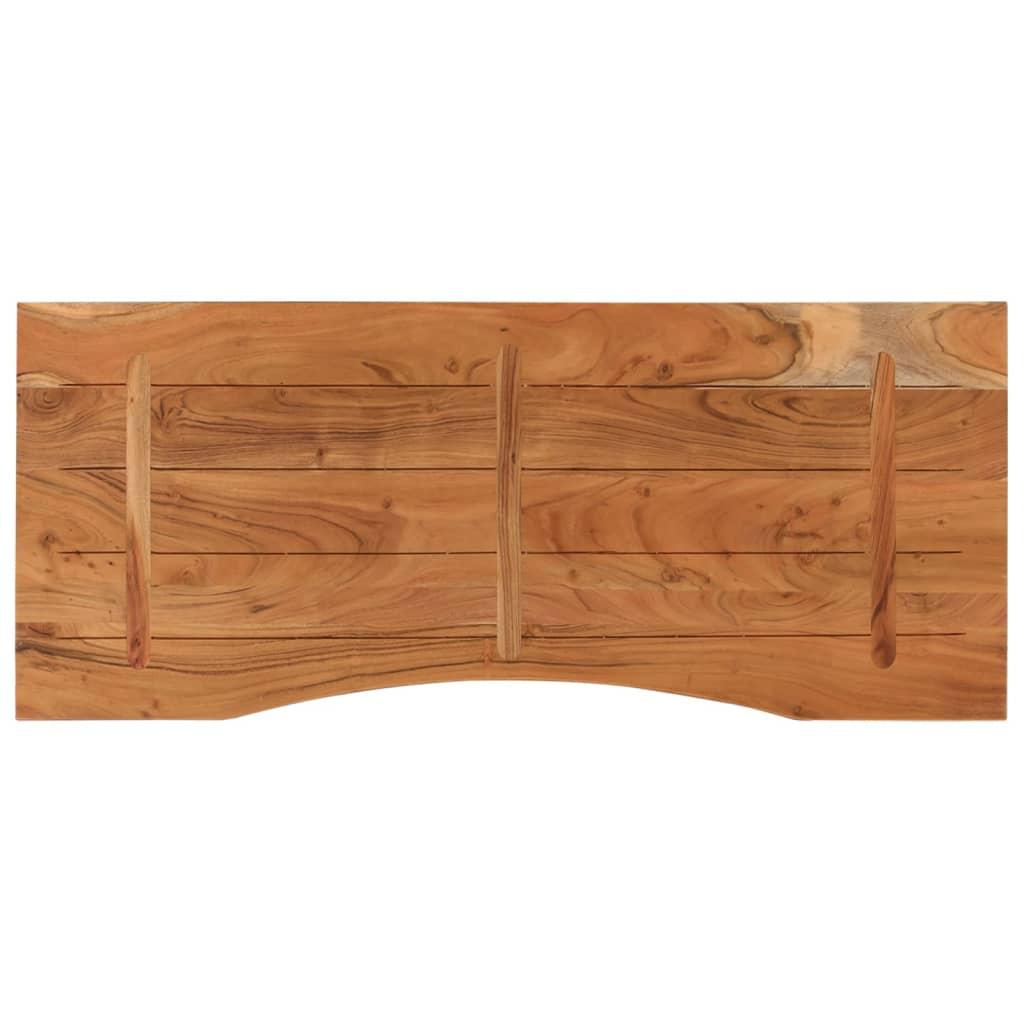 Blat De Birou 120X50X2,5 Cm Dreptunghiular Lemn Masiv De Acacia