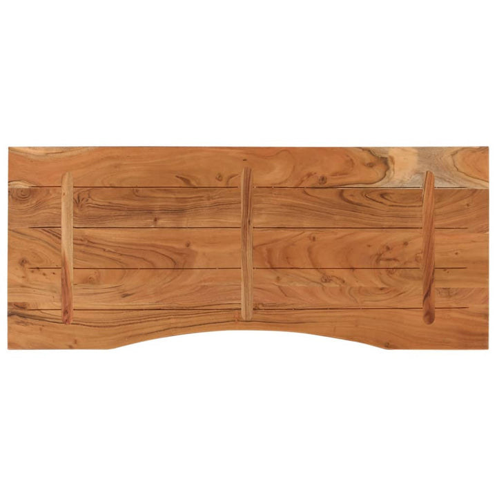 Blat De Birou 120X50X2,5 Cm Dreptunghiular Lemn Masiv De Acacia