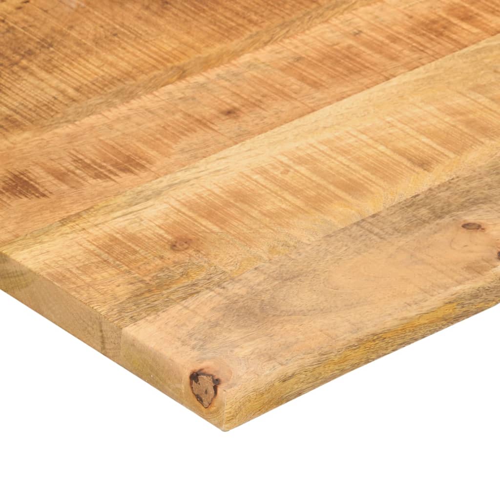 Blat Birou Cu Decupaj Curbat 120X60X2,5 Cm Lemn Masiv Mango
