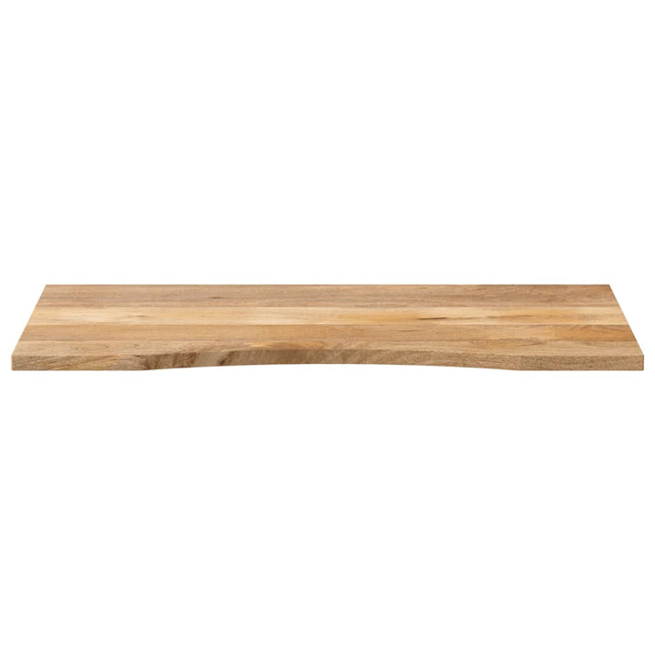 Blat Birou Cu Decupaj Curbat 120X50X2,5Cm Lemn Masiv Mango Brut