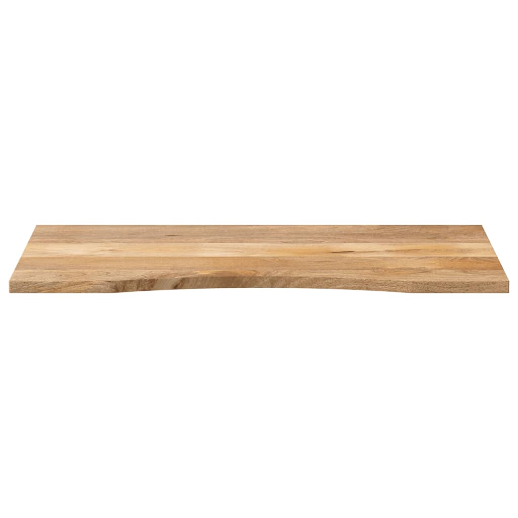 Blat Birou Cu Decupaj Curbat 140X50X2,5Cm Lemn Masiv Mango Brut