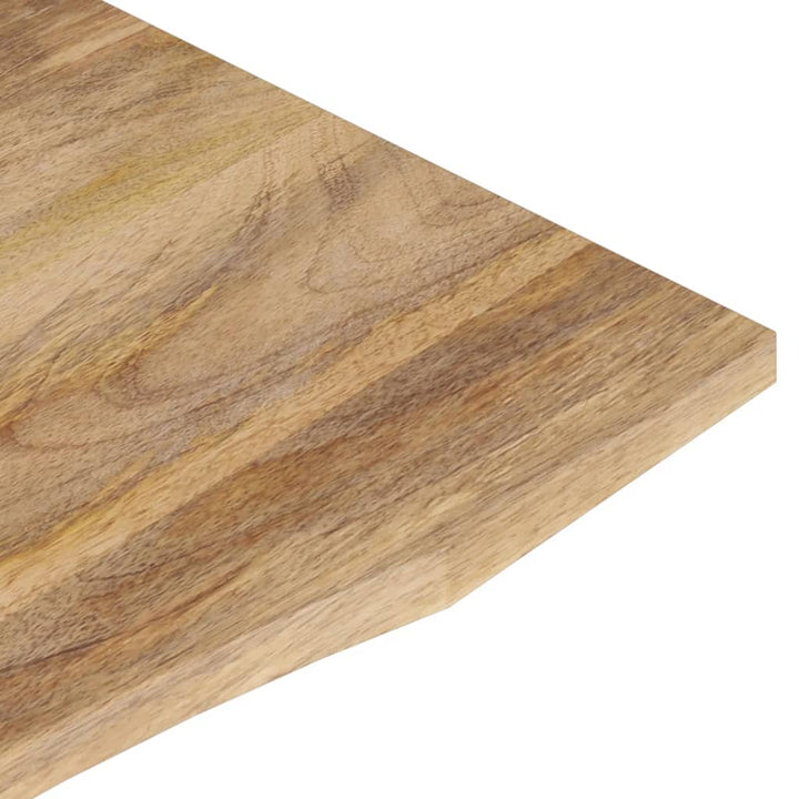 Blat Birou Cu Decupaj Curbat 140X50X2,5Cm Lemn Masiv Mango Brut