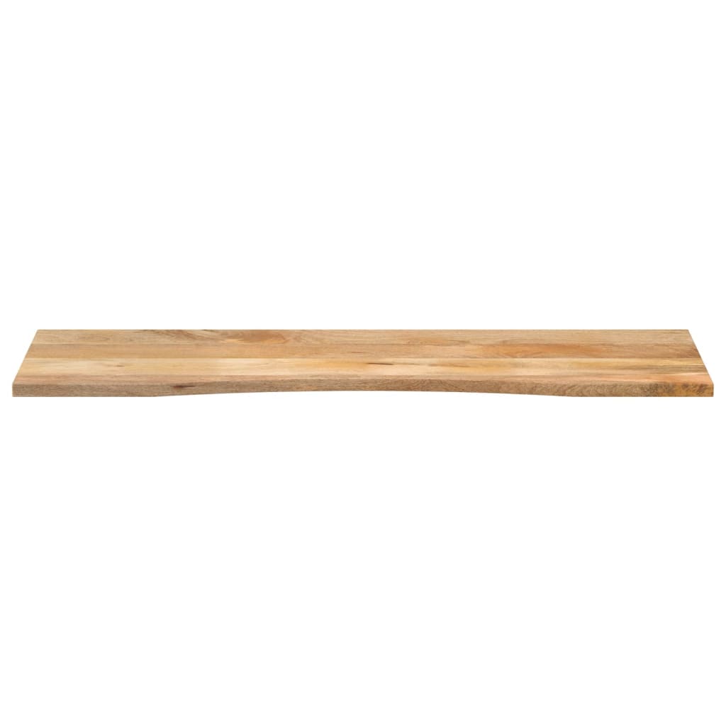Blat Birou Cu Decupaj Curbat 160X50X2,5Cm Lemn Masiv Mango Brut