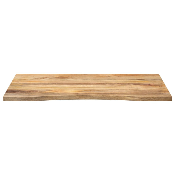Blat Birou Cu Decupaj Curbat 110X80X2,5Cm Lemn Masiv Mango Brut