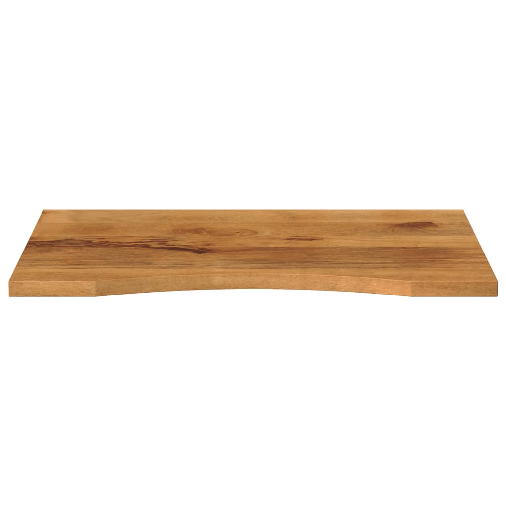 Blat Birou Cu Decupaj Curbat 100X50X2,5Cm Lemn Masiv Mango Brut