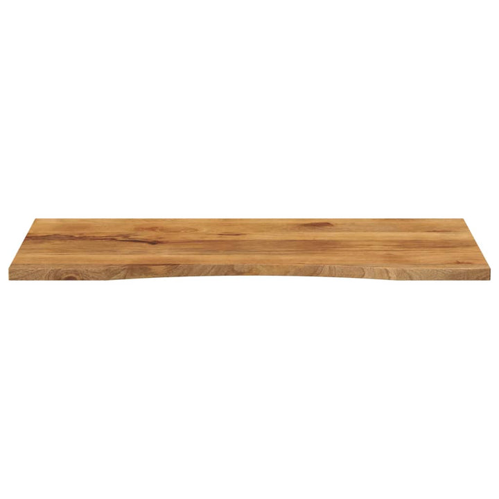 Blat Birou Cu Decupaj Curbat 120X50X2,5Cm Lemn Masiv Mango Brut