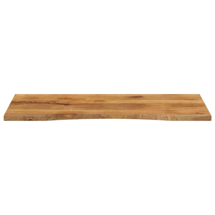 Blat Birou Cu Decupaj Curbat 140X50X2,5Cm Lemn Masiv Mango Brut
