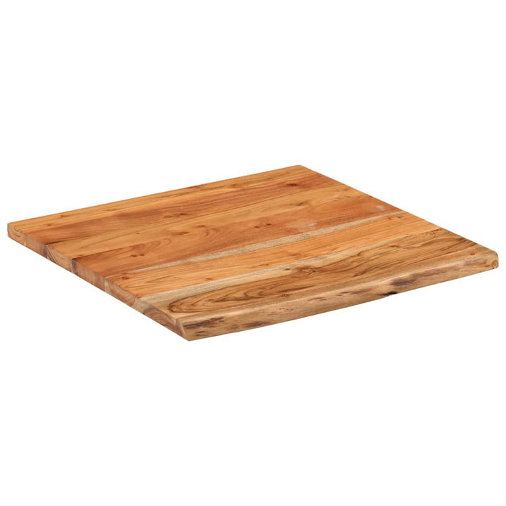Blat Birou 80X80X2,5 Cm, Pătrat, Lemn Masiv Acacia Margine Vie