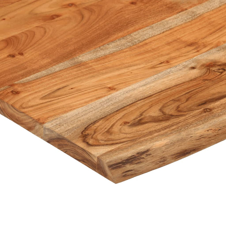 Blat Birou 80X80X2,5 Cm, Pătrat, Lemn Masiv Acacia Margine Vie
