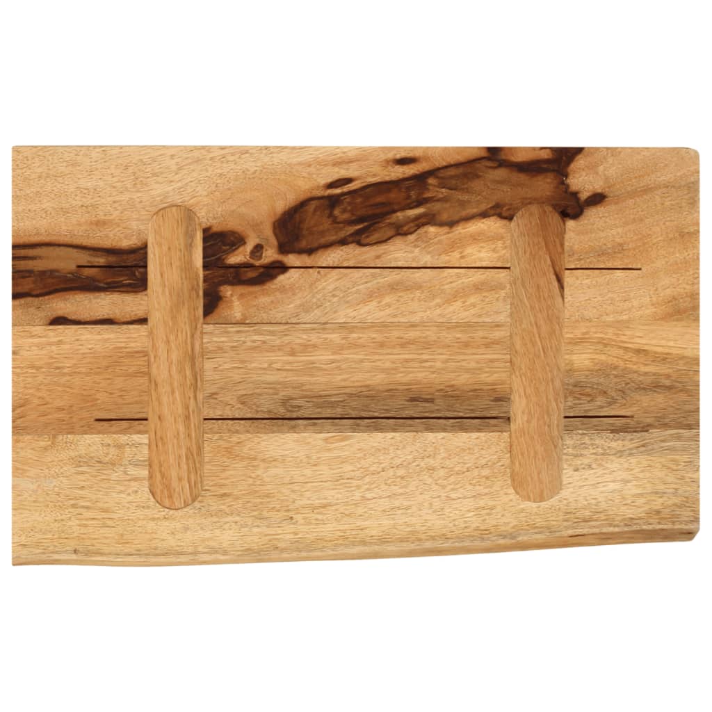 Blat De Masă Margine Naturală, 60X20X2,5 Cm, Lemn Masiv Mango