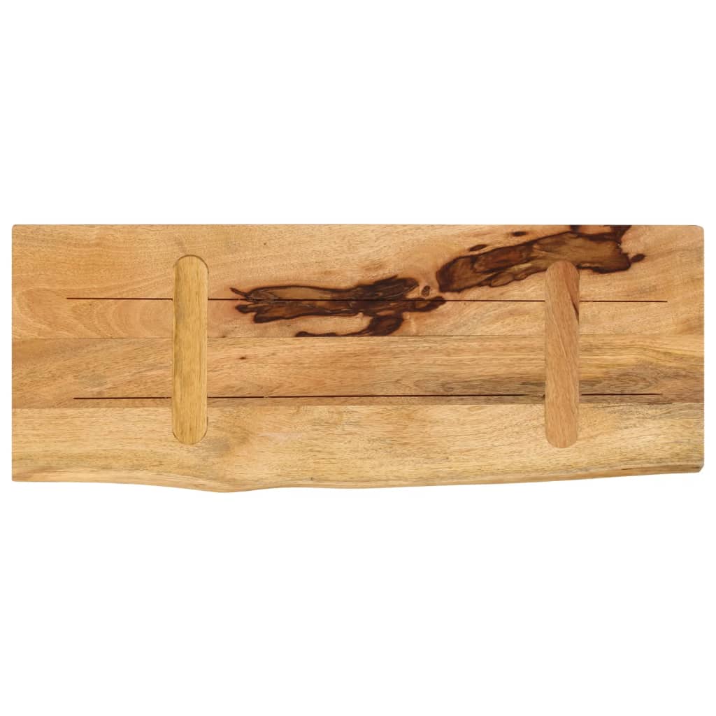 Blat De Masă Margine Naturală, 70X20X2,5 Cm, Lemn Masiv Mango