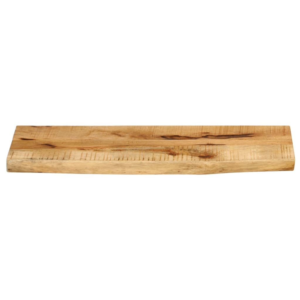 Blat De Masă Margine Naturală, 80X30X2,5 Cm, Lemn Masiv Mango