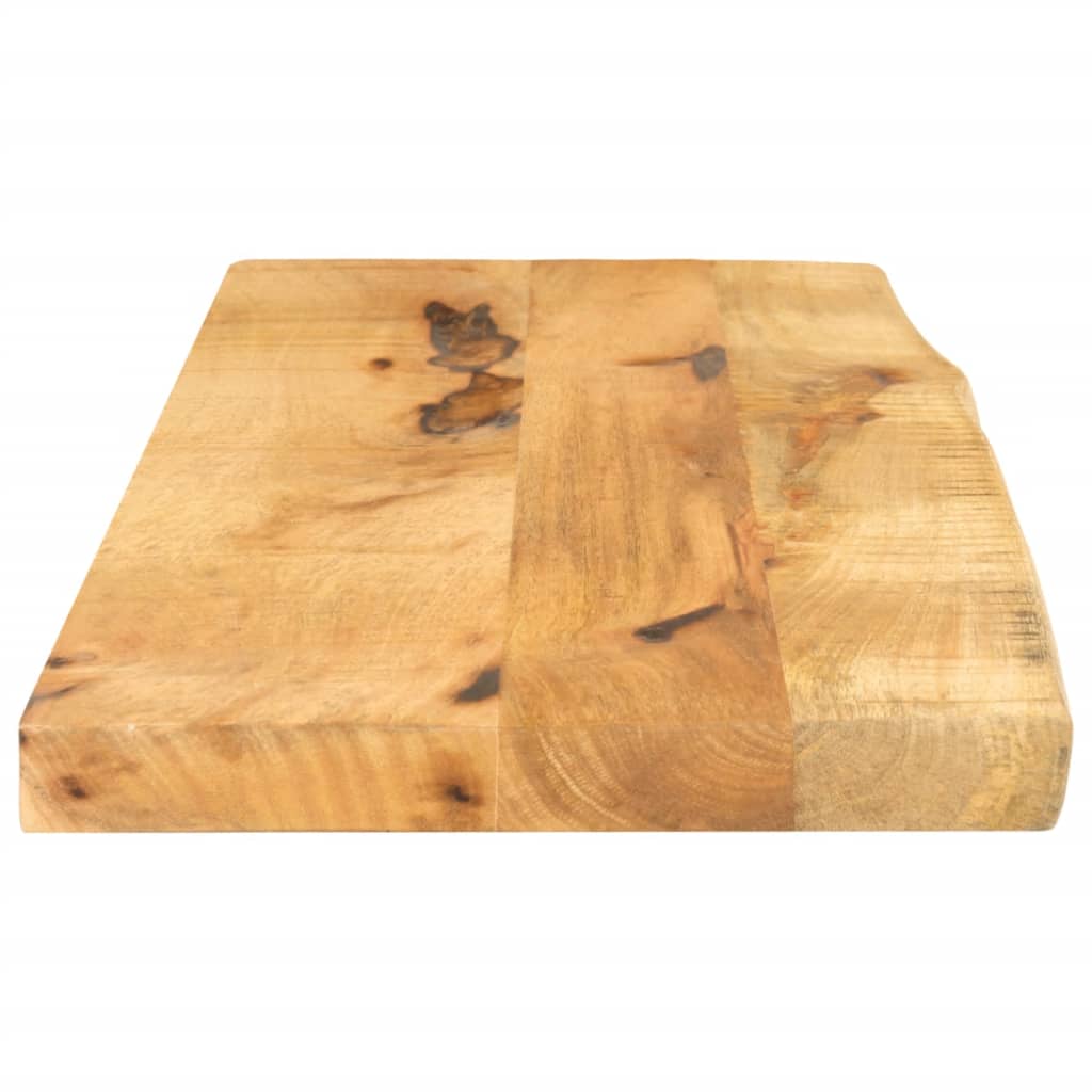 Blat De Masă Margine Naturală, 80X30X2,5 Cm, Lemn Masiv Mango