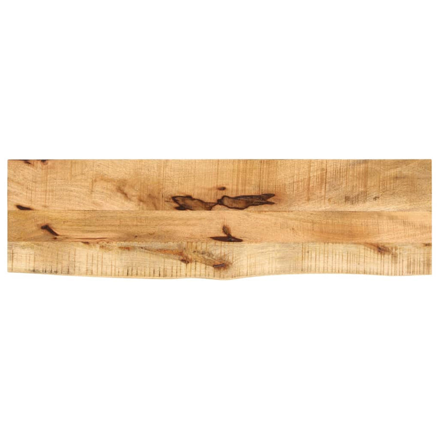 Blat De Masă Margine Naturală, 100X30X2,5 Cm, Lemn Masiv Mango