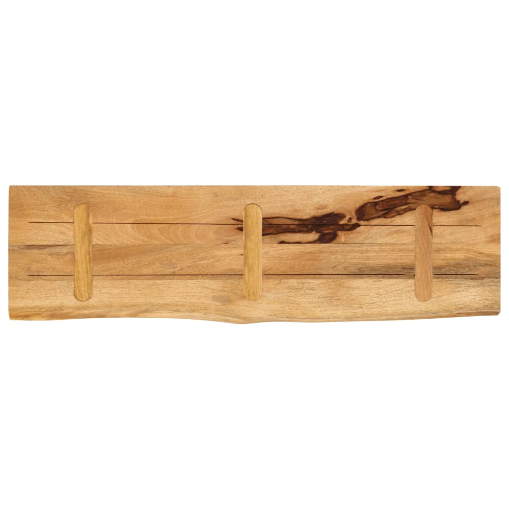 Blat De Masă Margine Naturală, 110X30X2,5 Cm, Lemn Masiv Mango