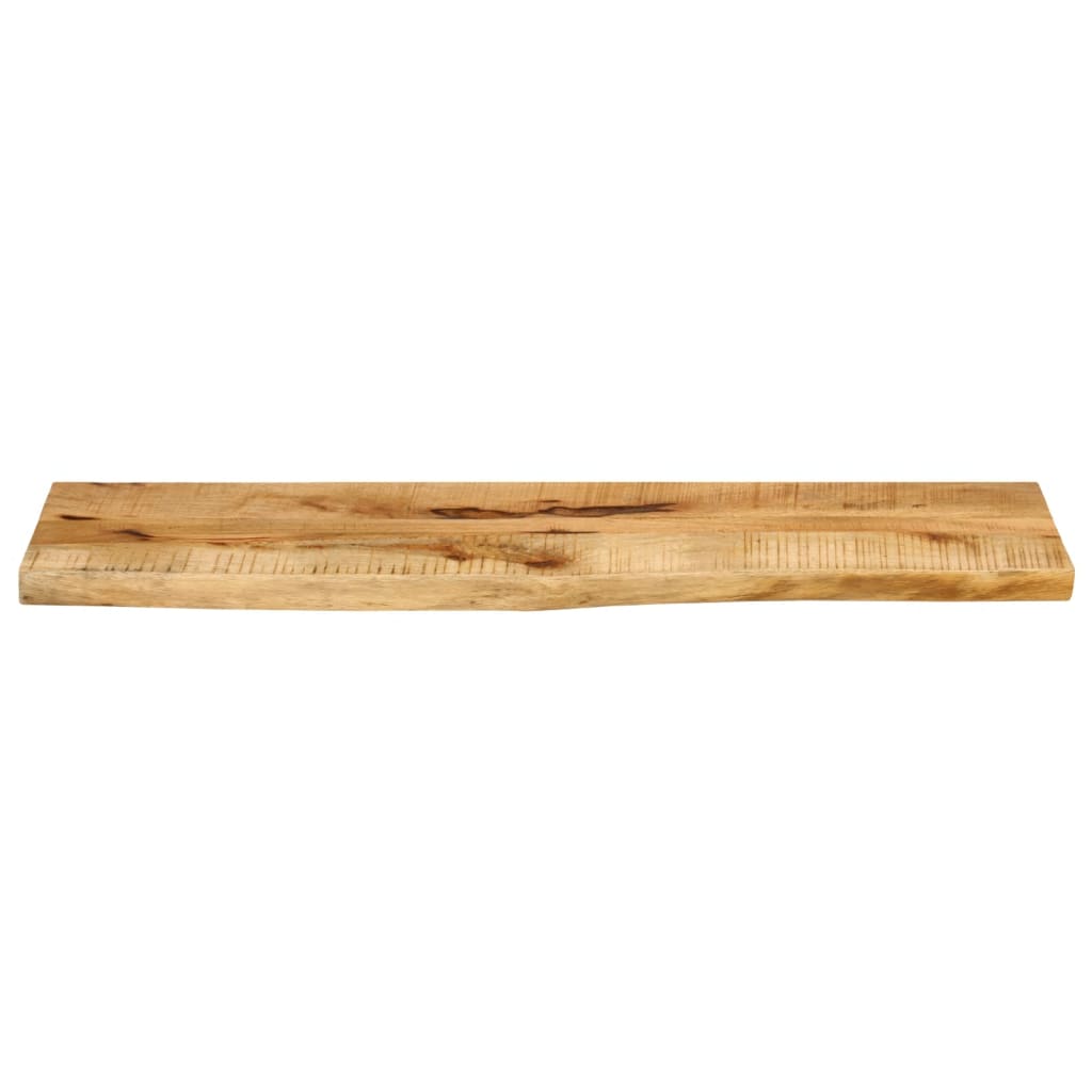 Blat De Masă Margine Naturală, 100X40X2,5 Cm, Lemn Masiv Mango