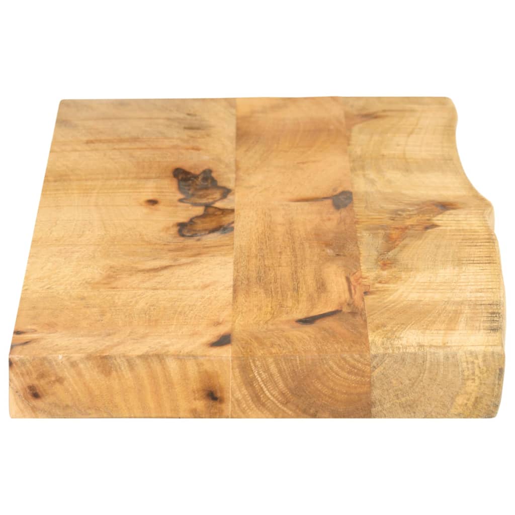 Blat De Masă Margine Naturală, 100X40X2,5 Cm, Lemn Masiv Mango