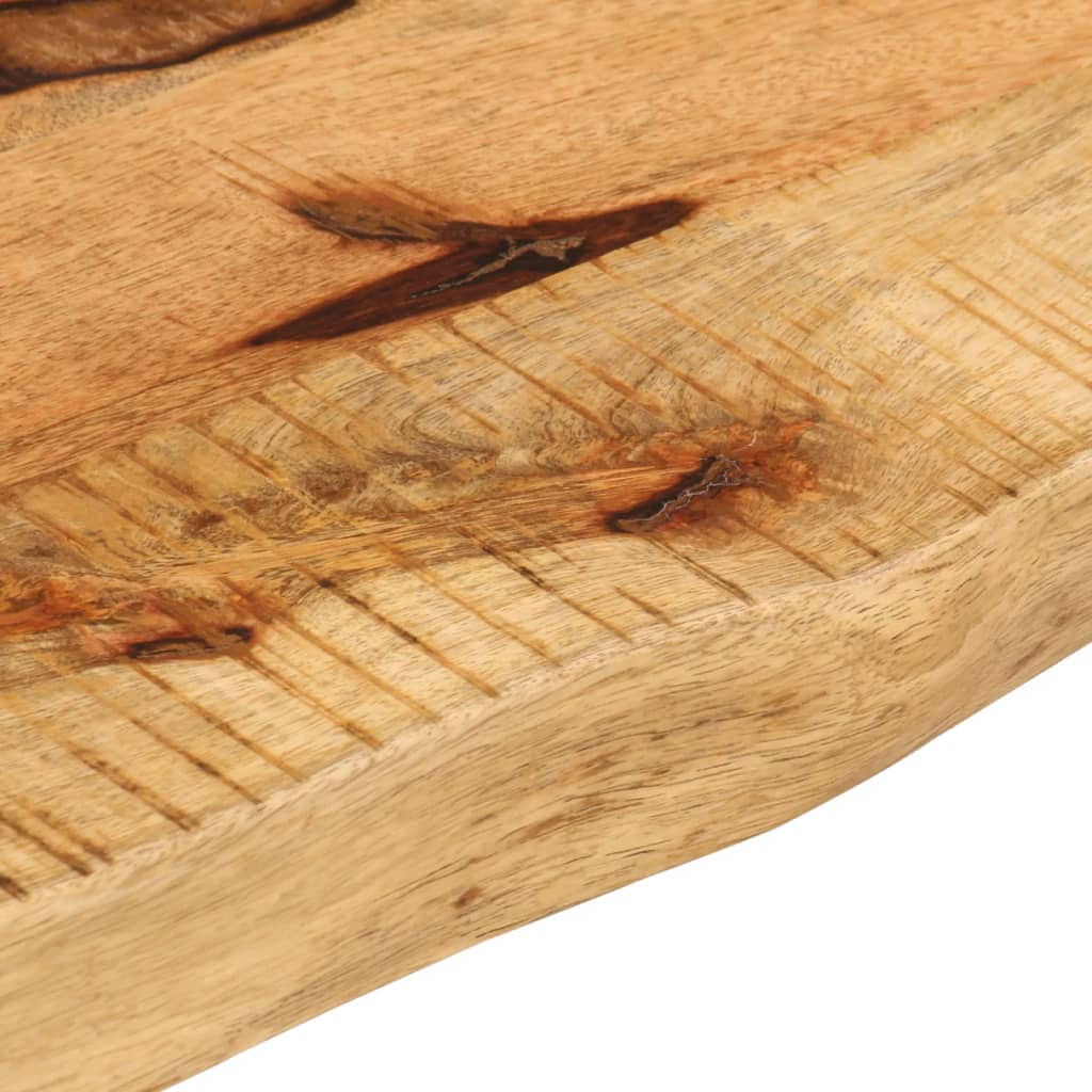 Blat De Masă Margine Naturală, 100X40X2,5 Cm, Lemn Masiv Mango