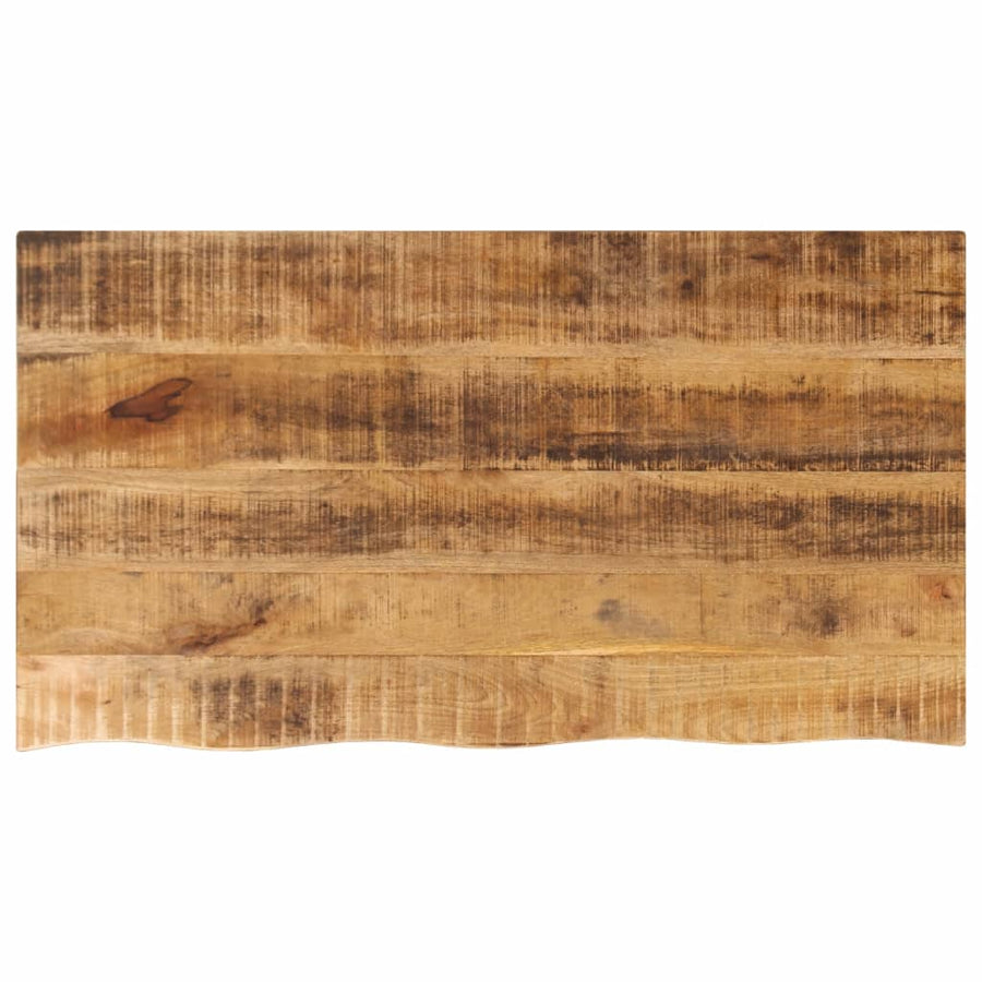 Blat De Masă Margine Naturală, 120X60X2,5 Cm, Lemn Masiv Mango