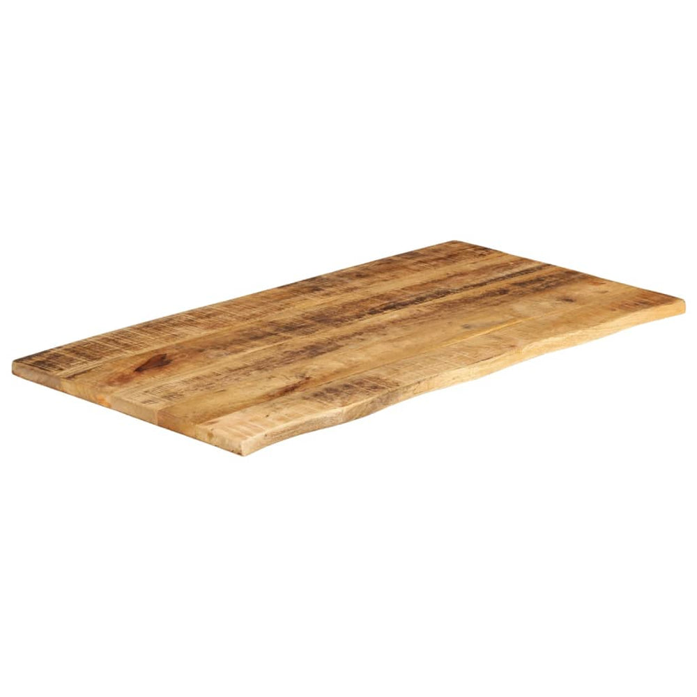 Blat De Masă Margine Naturală, 120X60X2,5 Cm, Lemn Masiv Mango