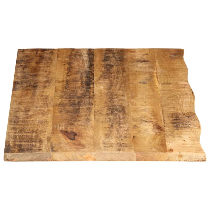 Blat De Masă Margine Naturală, 120X60X2,5 Cm, Lemn Masiv Mango