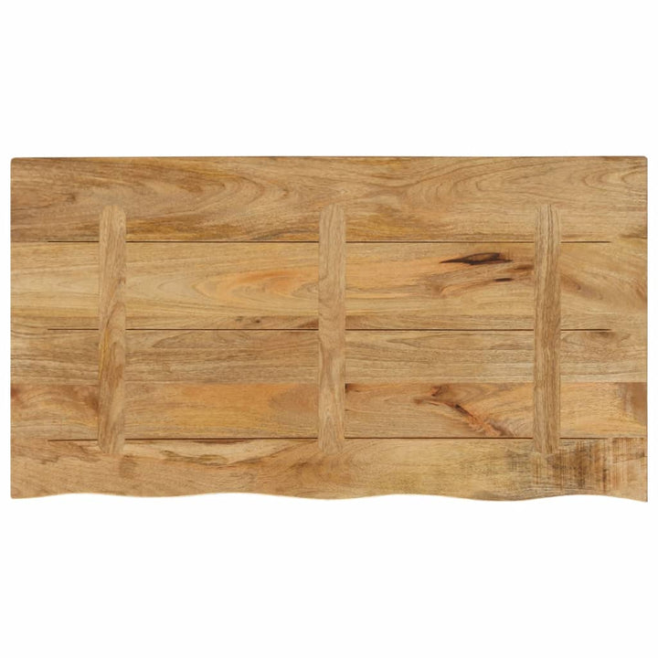 Blat De Masă Margine Naturală, 120X60X2,5 Cm, Lemn Masiv Mango