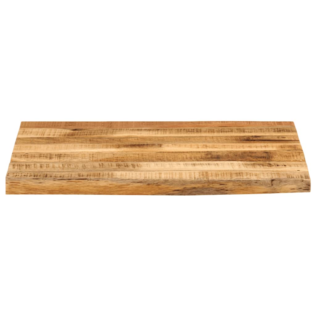 Blat De Masă Margine Naturală, 80X80X2,5 Cm, Lemn Masiv Mango
