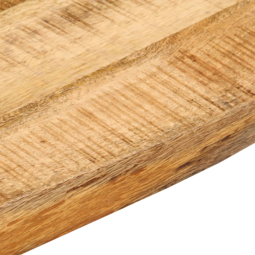 Blat De Masă Margine Naturală, 80X80X2,5 Cm, Lemn Masiv Mango