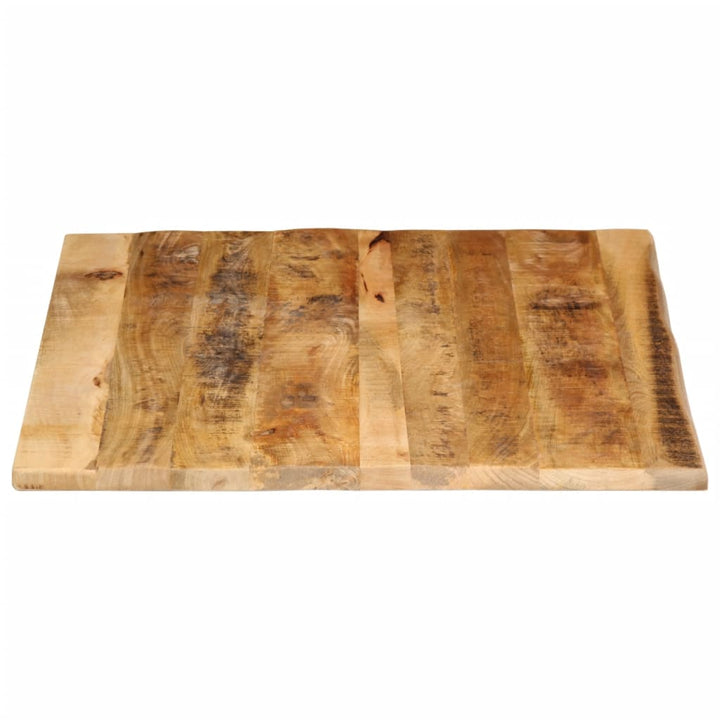 Blat De Masă Margine Naturală, 90X80X2,5 Cm, Lemn Masiv Mango