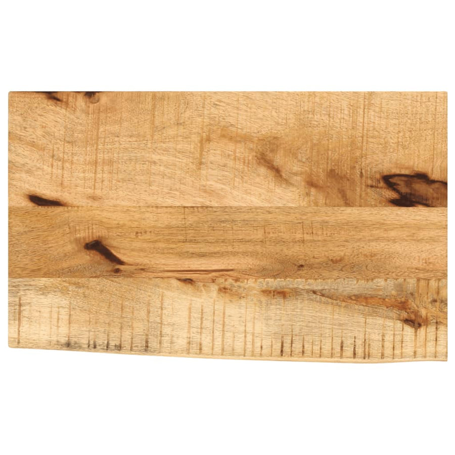 Blat De Masă Margine Naturală, 60X20X3,8 Cm, Lemn Masiv Mango
