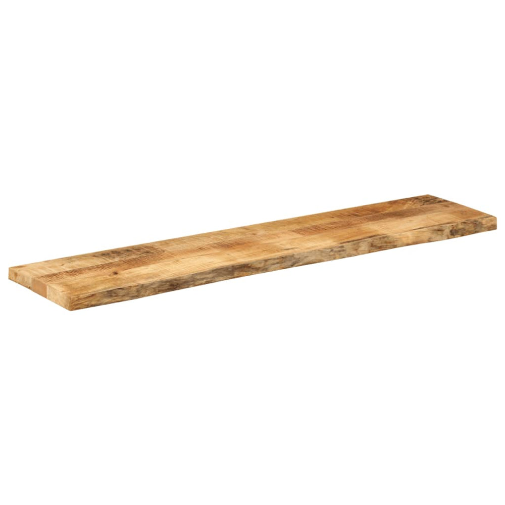 Blat De Masă Margine Naturală, 140X20X3,8 Cm, Lemn Masiv Mango