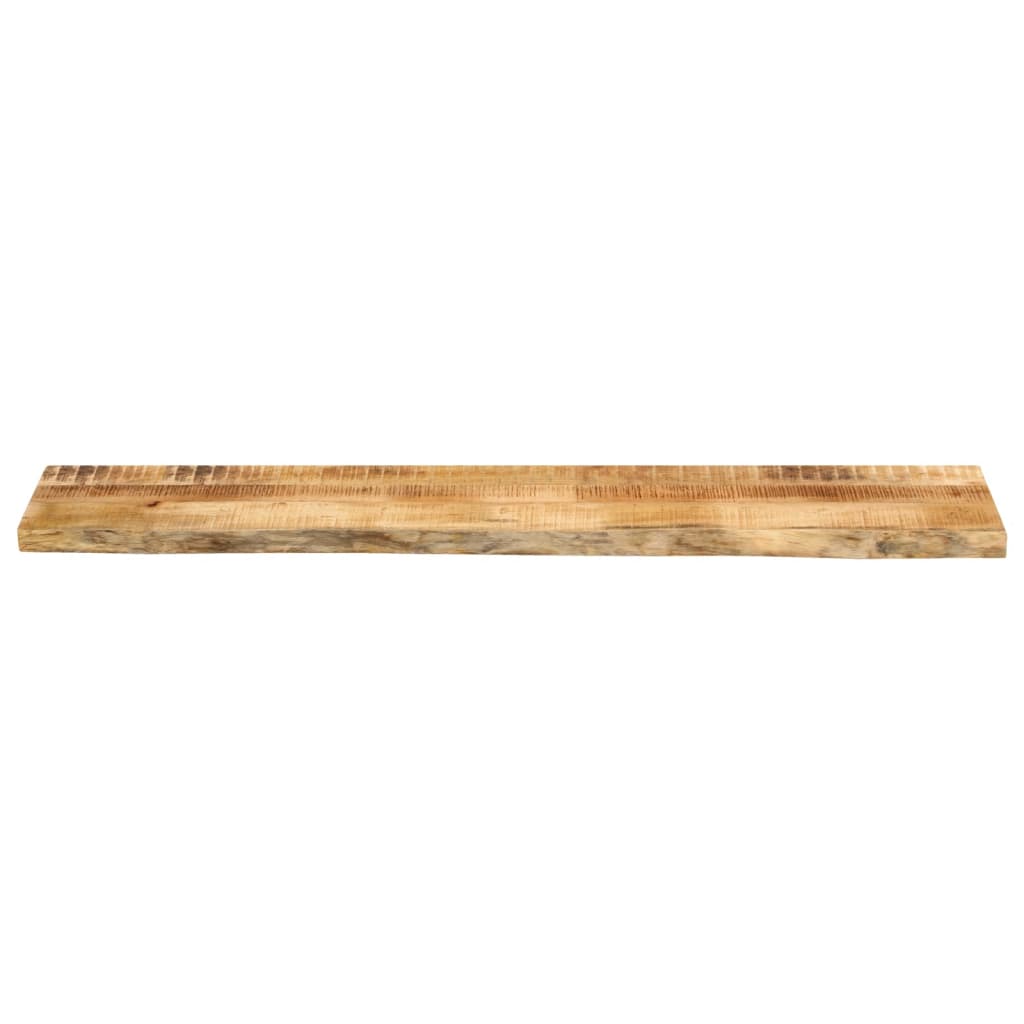 Blat De Masă Margine Naturală, 140X20X3,8 Cm, Lemn Masiv Mango